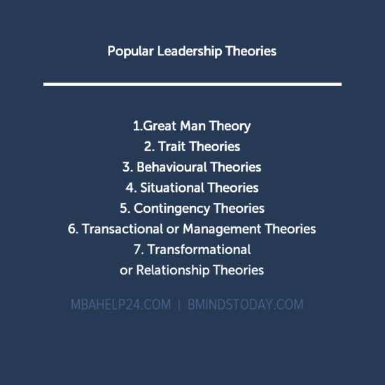 trait theory of leadership